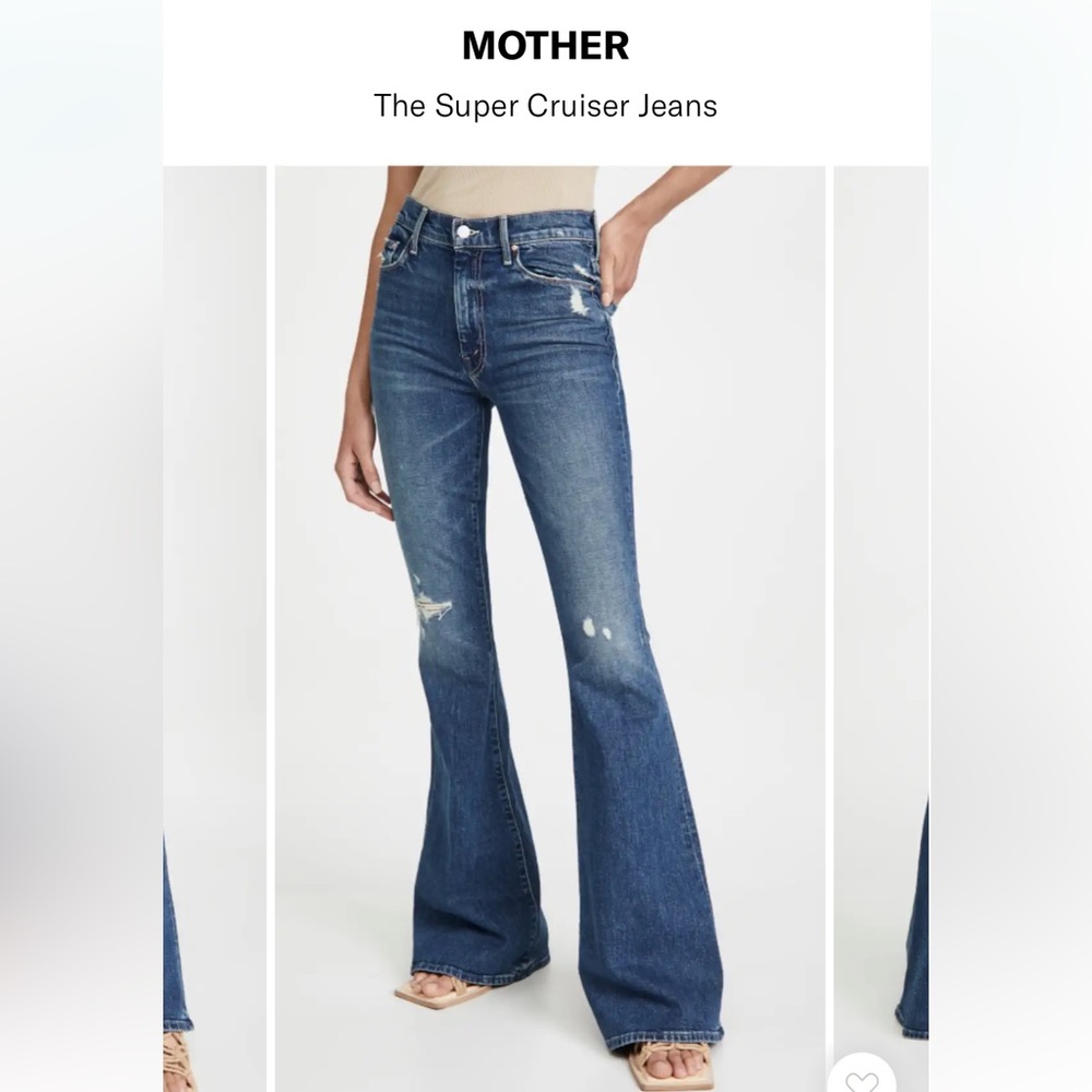 Mother Superior Super Cruise denim jeans NWT flare